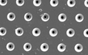 微細多孔フィルタ（φ5μ）のイメージ